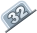32 32